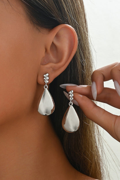 Tear Shape Drop Earrings