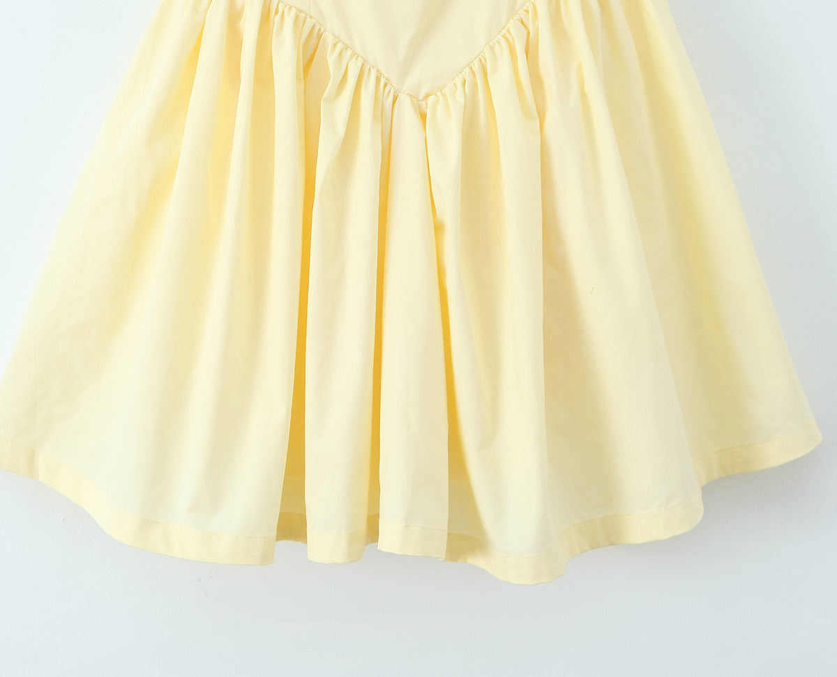 Yellow – Fashion Fresh Halter Puff Dress