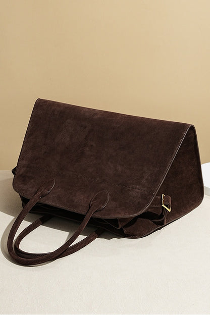 Buckle Detailed Tote Bag