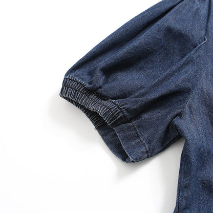 Blue – Relaxed Fit Elegant Denim Dress