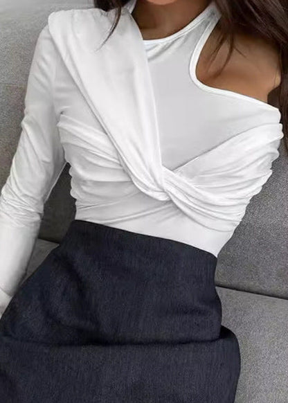 Bold Twist - Asymmetrical One-Sleeve Top