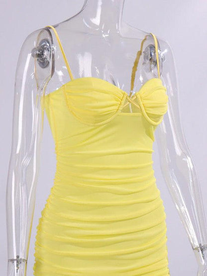 Hollow Out Cutout Out Sheath Cami Dress