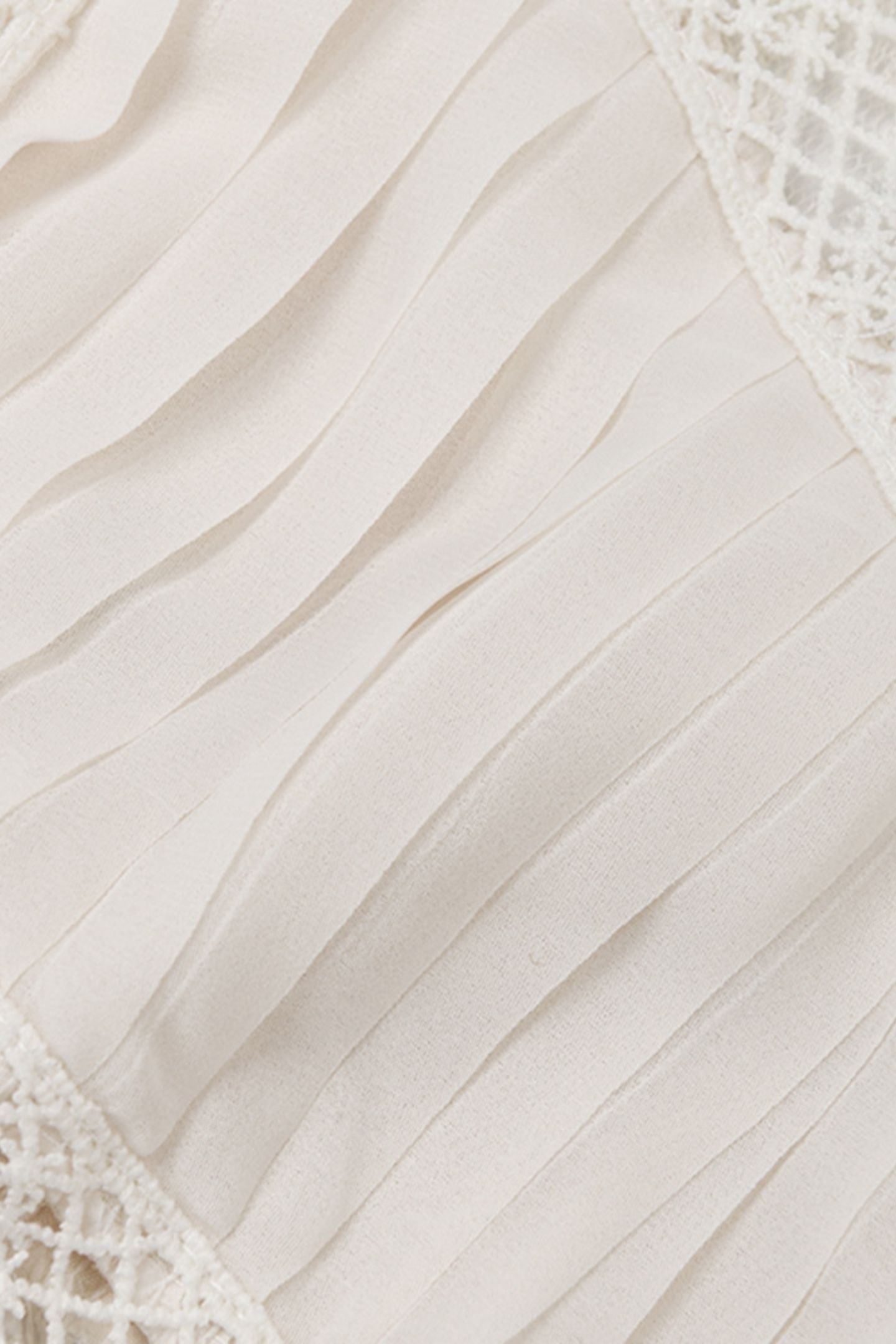 Janet Lace Detail Tiered Midi Dress