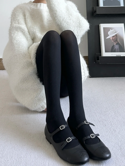 Lucy Ribbed Tights