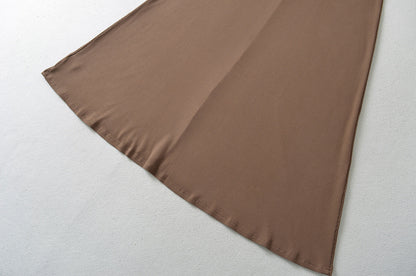 Coffee – Sexy High-Waisted Slim Dress