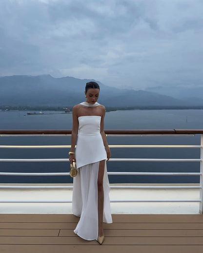 Valerie | Asymmetrical Maxi Dress