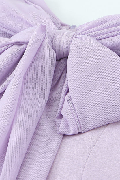 Gail Off Shoulder Ruffle Hemline Mini Dress