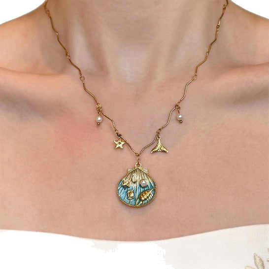 Vintage Boho Beaded Layered NeckLace