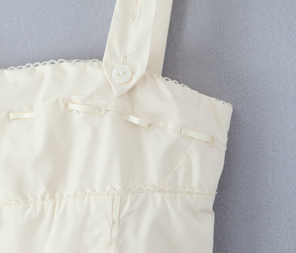 Apricot – Elegant Slim-Fit Waist Dress