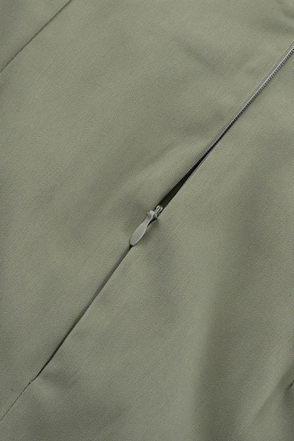 Shirley Button Detail Cropped Jacket & Mini Skirt Set