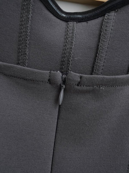 Gray – Strapless Bodycon Sexy Dress