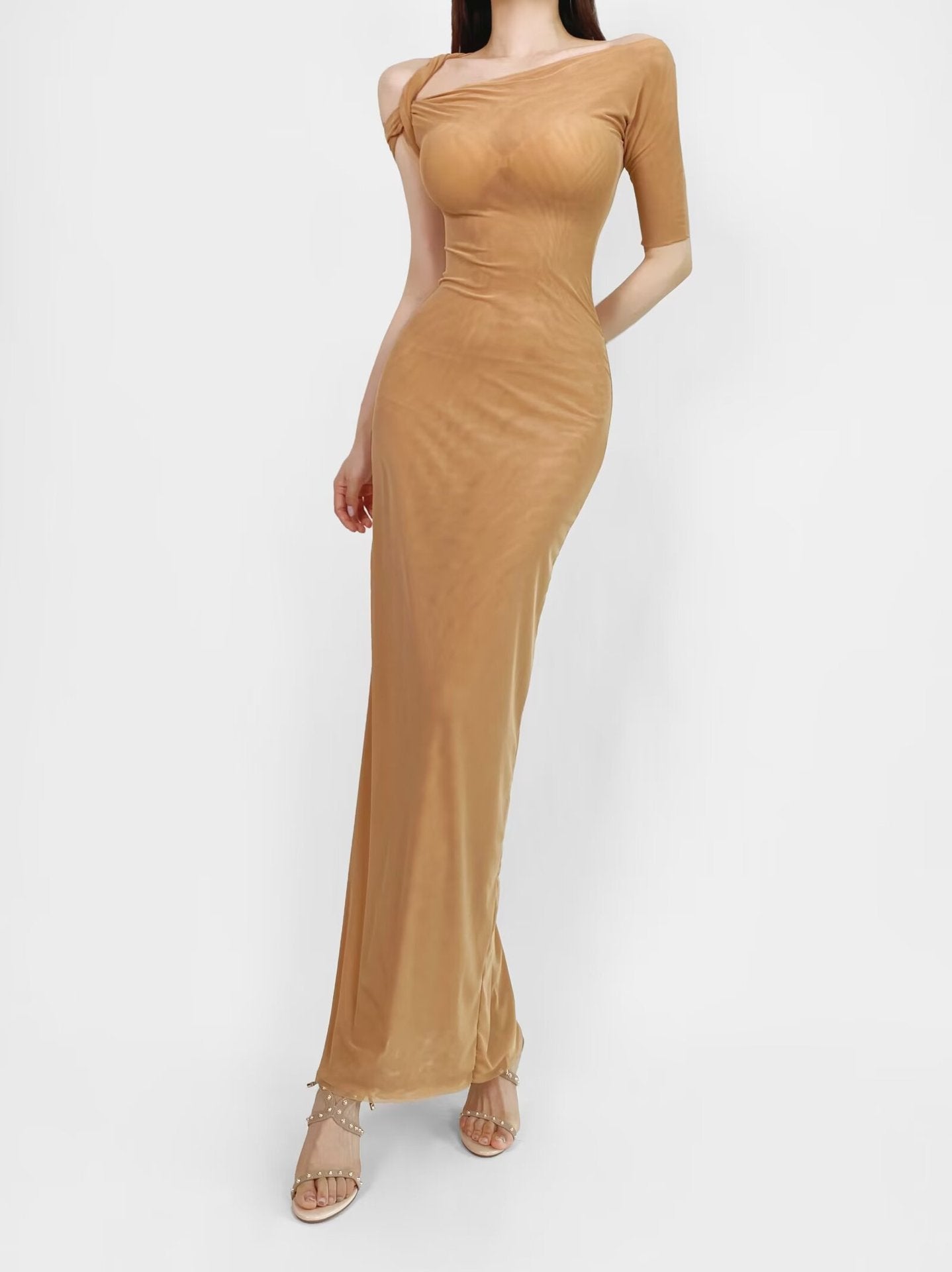 Khaki – Sexy Slim Fit Bodycon Dress