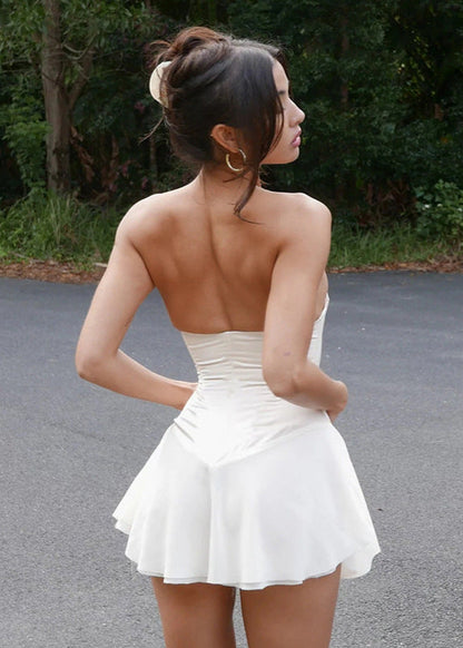 Evangeline - Strapless Corset Mini Dress