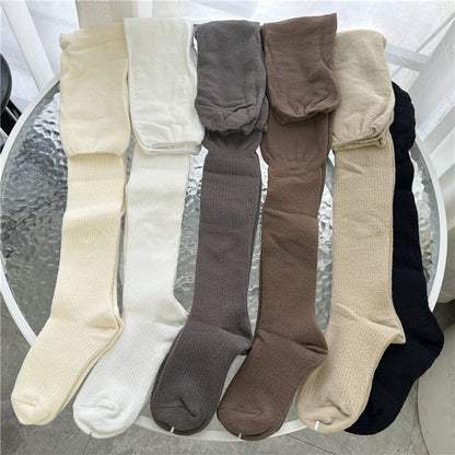 Randy Cozy Ribbed Knit Over the Knee Socks