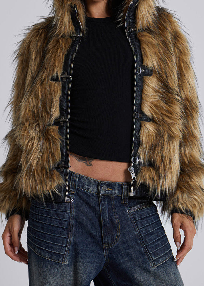 Urban Luxe Faux Fur Jacket