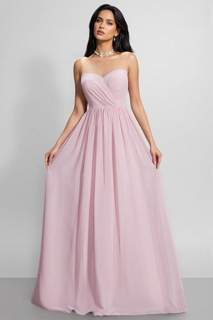 Sakina Off-the-Shoulder Chiffon Maxi Dress