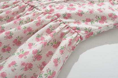 Floral - Spaghetti Strap Sexy Dress