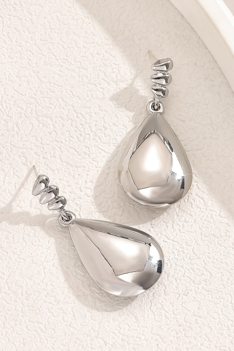 Tear Shape Drop Earrings
