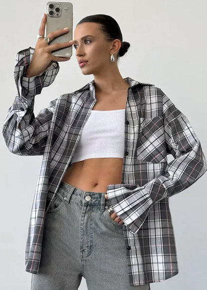 Urban Edge - Plaid Oversized Shirt