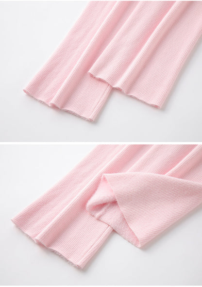 Seanna Ribbed Fleece-Lined Pants