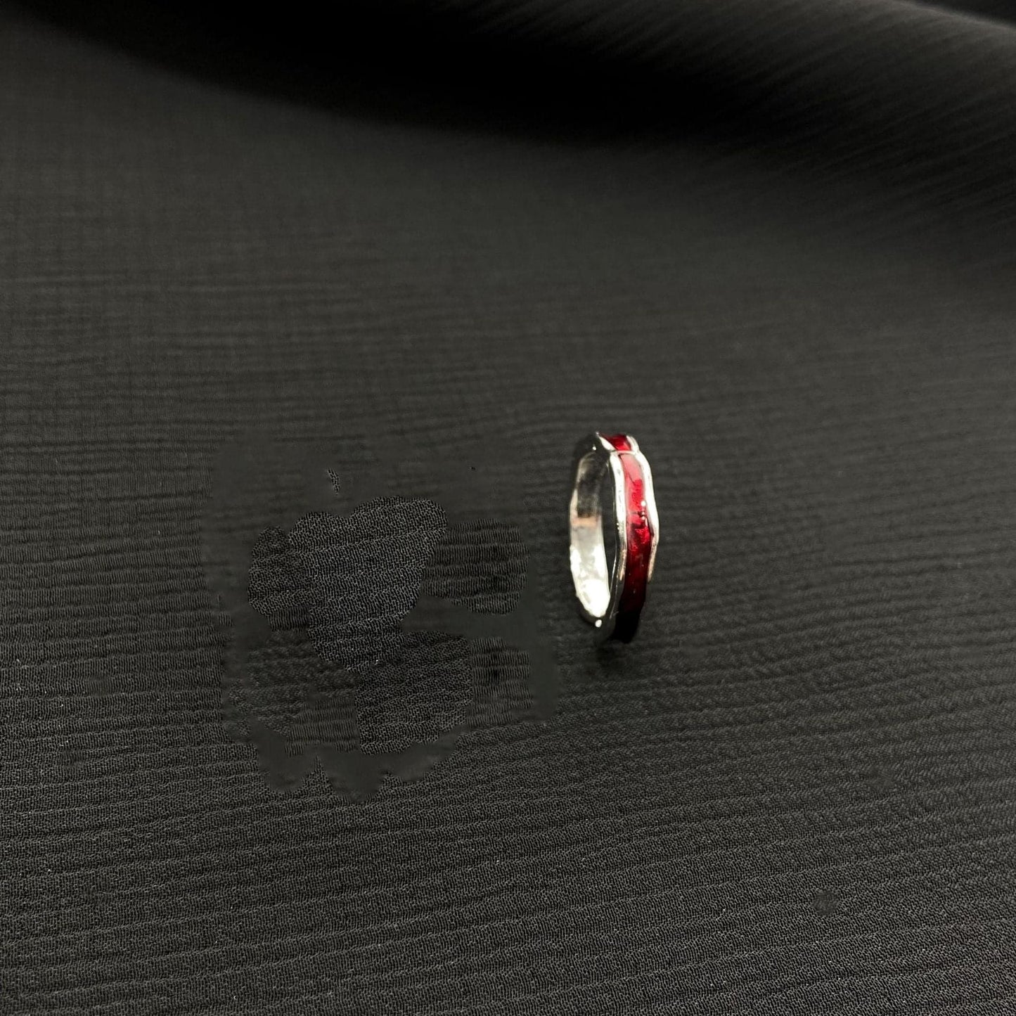 Butterfly decor open contrast ring