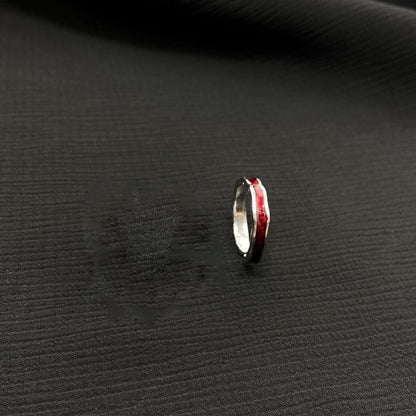 Butterfly decor open contrast ring