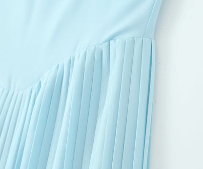 Blue – Strapless Slim-Fit Bodycon Dress