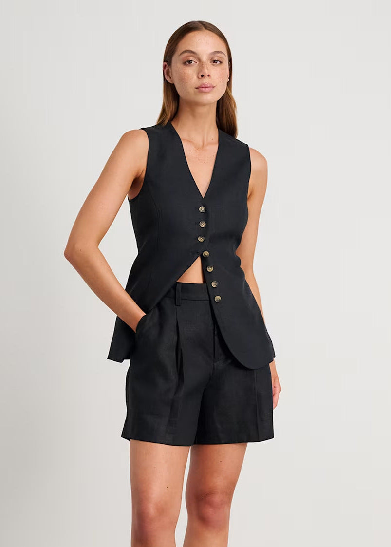 Arden – Tailored Vest and Shorts Set