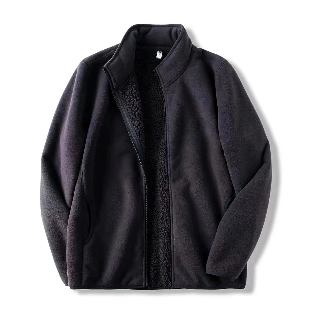 Zoee Plush Stand Collar Jacket