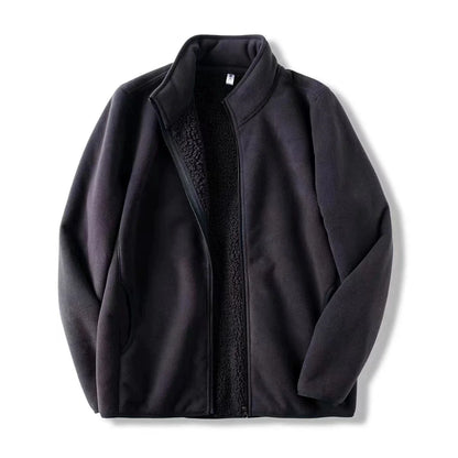 Zoee Plush Stand Collar Jacket