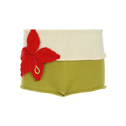 Florence Knitted Floral Shorts