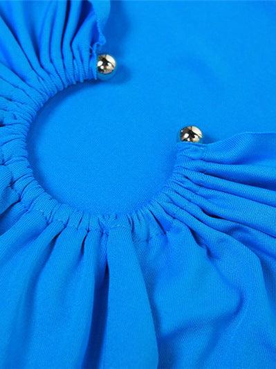 Cutout Cropped Tank Top & High Waist Skirt Coord Set