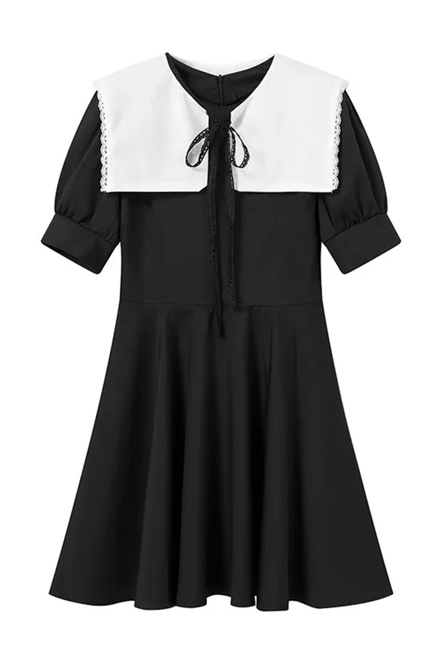 Chloe Doll Collar Puff Sleeve Mini Dress