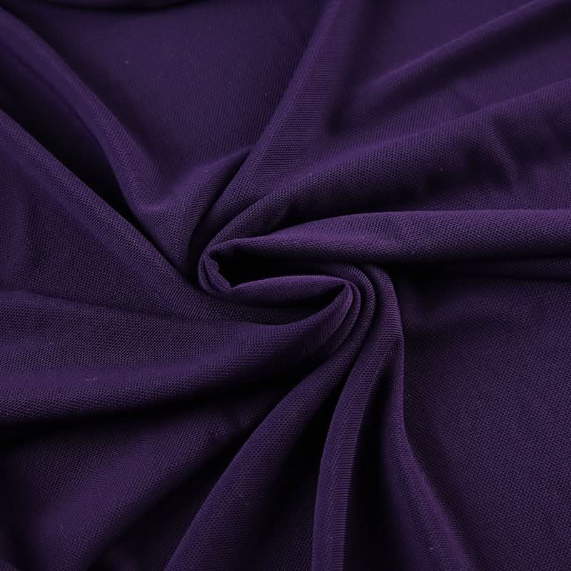 Long sleeve off shoulder mesh corset maxi dress