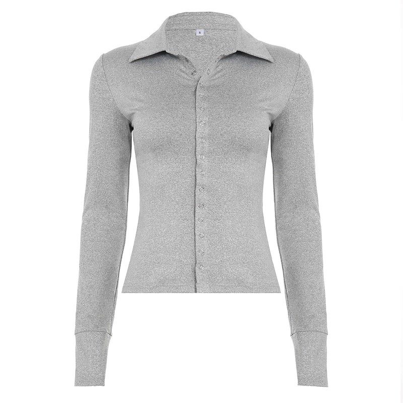 Nayelis Buttoned Polo Top