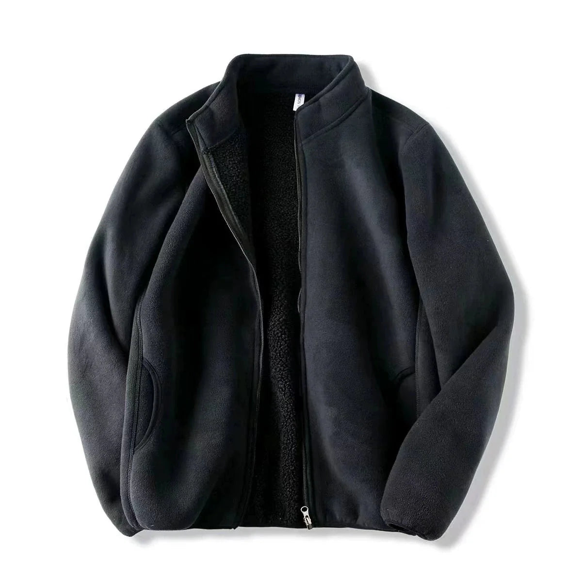 Zoee Plush Stand Collar Jacket