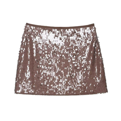 Kathia Sequin Mini Skirt