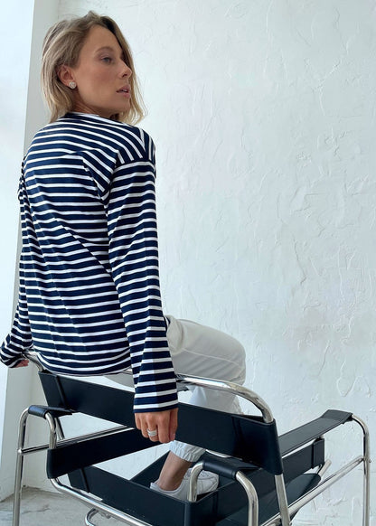 Harborline Stripe - Long Sleeve Breton Top