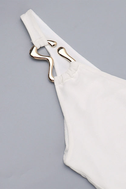 Julie Plunge Neck Semi-sheer Mesh Maxi Dress