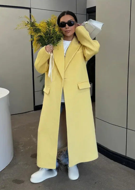 Sienna - Longline Structured Wool Coat