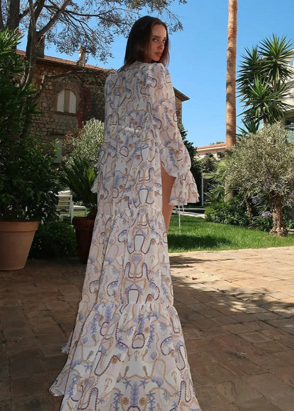 Celeste - Sheer Boho Maxi Cover-Up