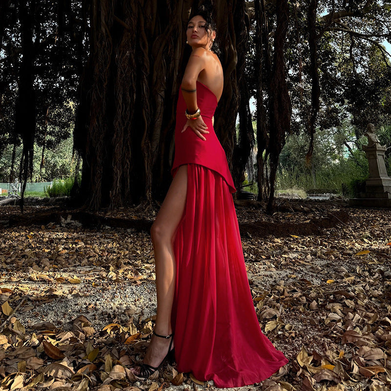 Valerie | Asymmetrical Maxi Dress