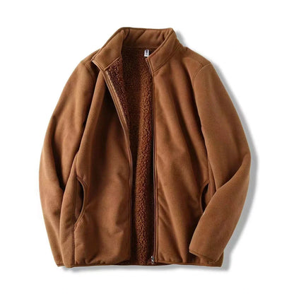 Zoee Plush Stand Collar Jacket