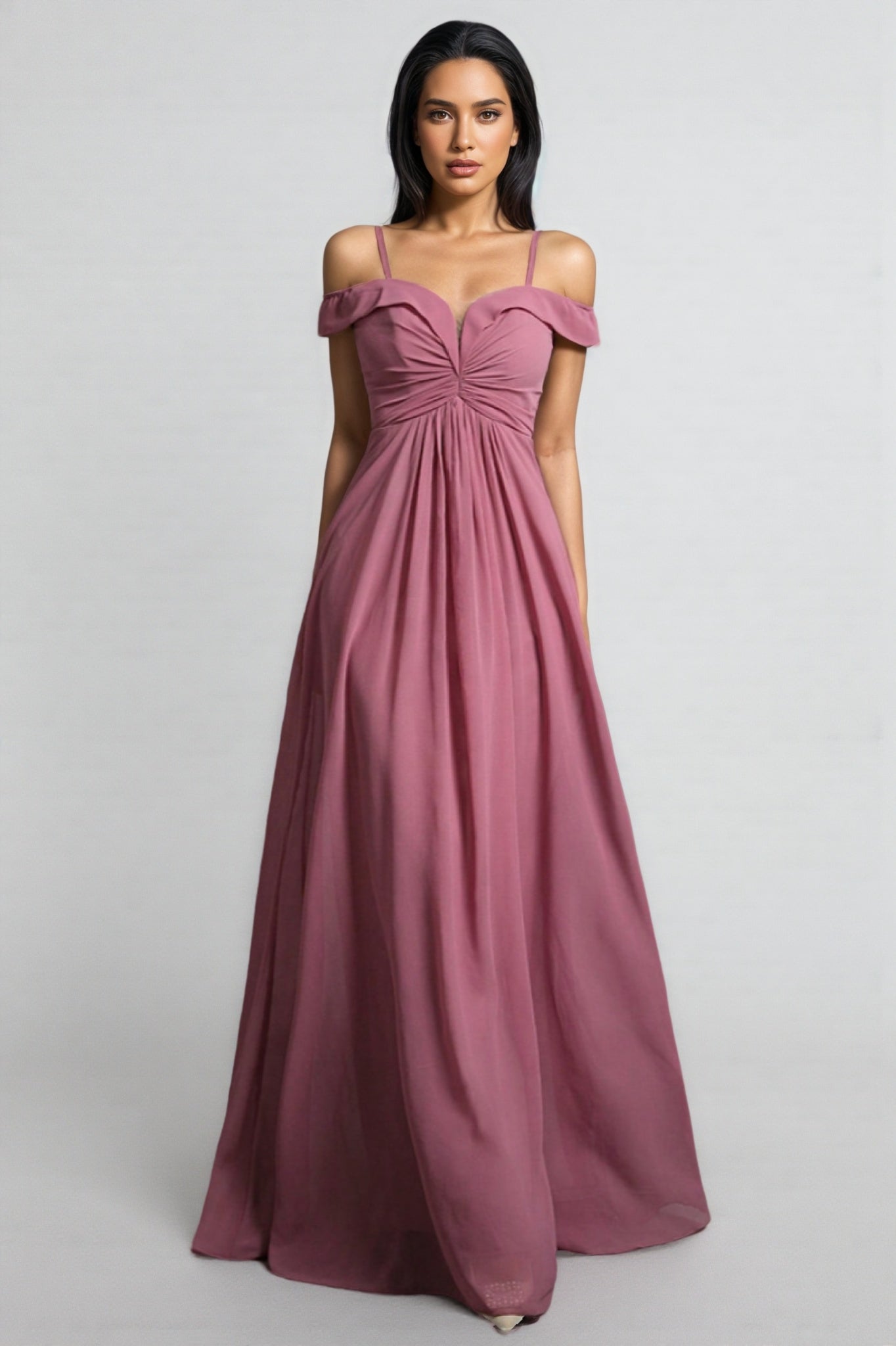 Vani Simple Halter Maxi Dress