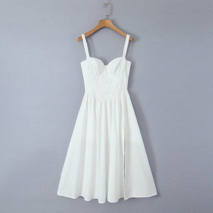 White – Sexy Backless Tie-Strap Dress