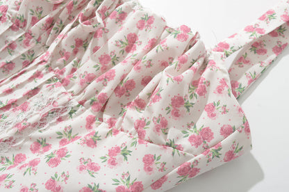 Floral - Spaghetti Strap Sexy Dress