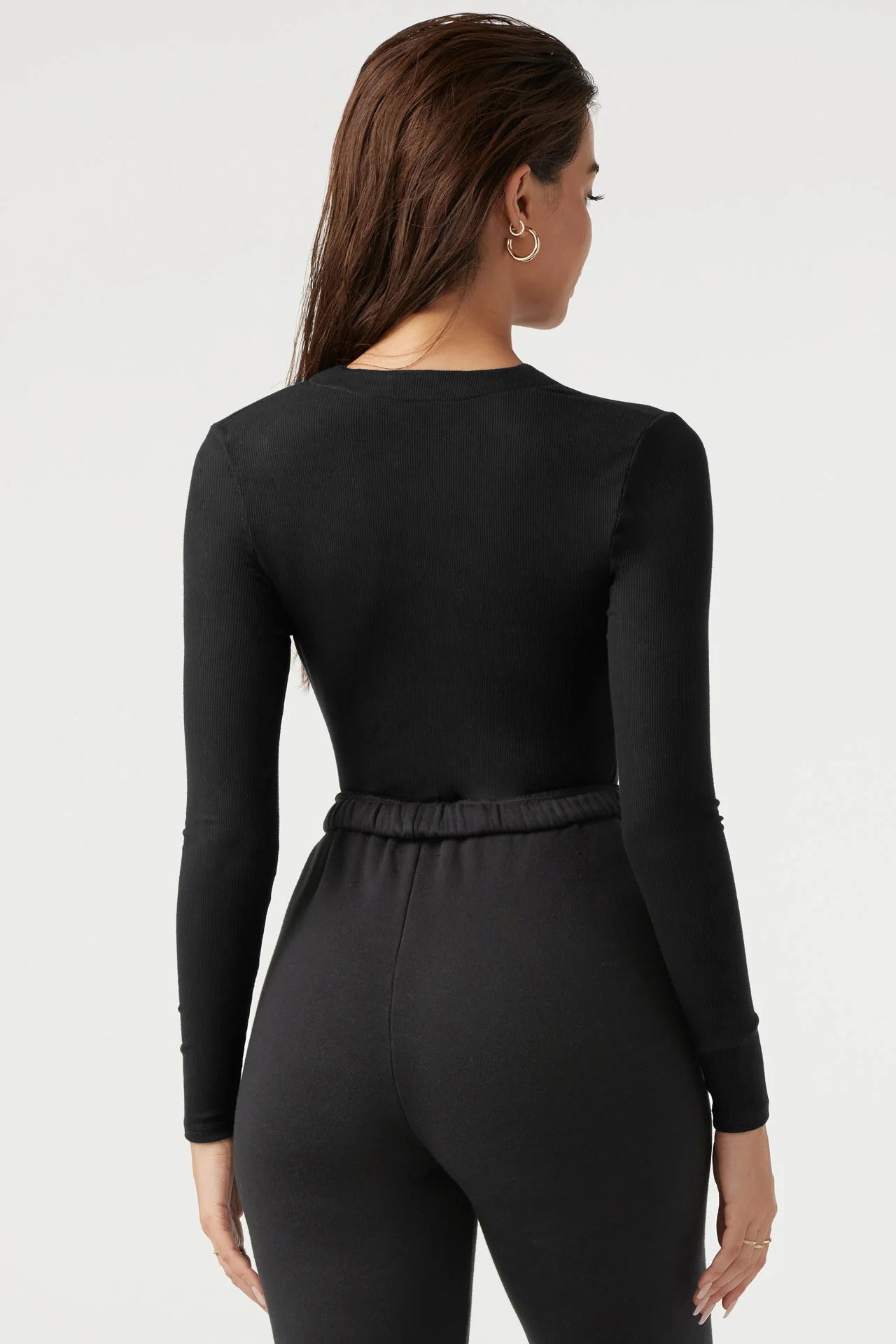 Bodysuit Style Knit Top