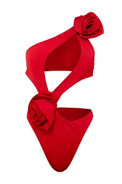 Lydia Floral Cutout Two-pieces Swim Set