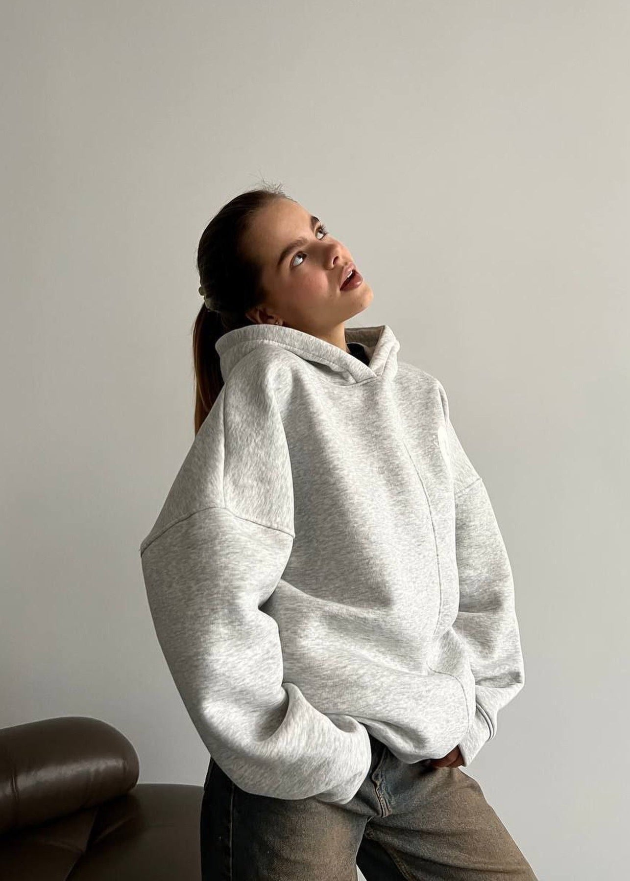 Oversized Hoodie - Relaxed Fit Graphic Pullover