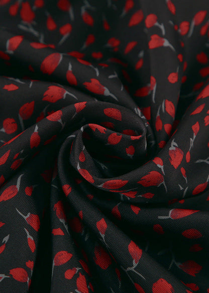 Floral Charm Wrap Dress